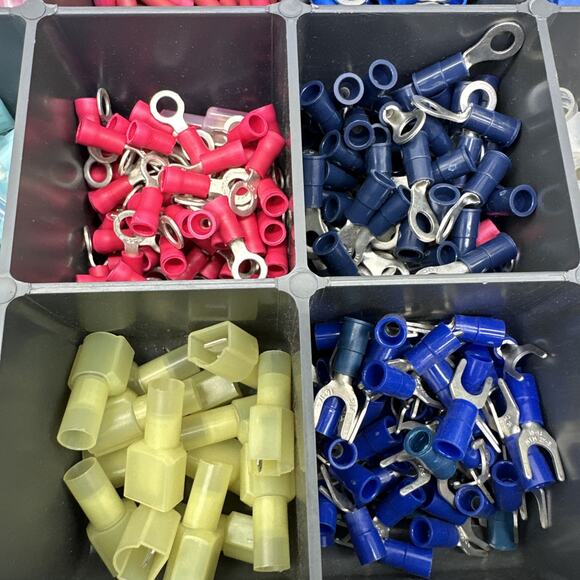 Large assorted terminal set crap style. Quick disconnect. {I} - Picture 5 of 16